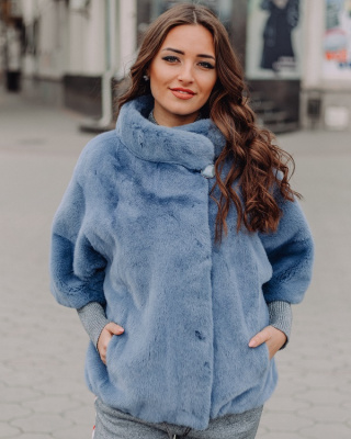 Короткая норковая шуба